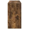  Asztal fiókkal polcokkal Füstölt tölgy 100 x 40 x 75 cm Faanyag