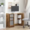  Asztal fiókkal polcokkal Öreg fa 100 x 40 x 75 cm Faanyag
