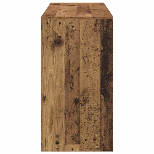  Asztal fiókkal polcokkal Öreg fa 100 x 40 x 75 cm Faanyag
