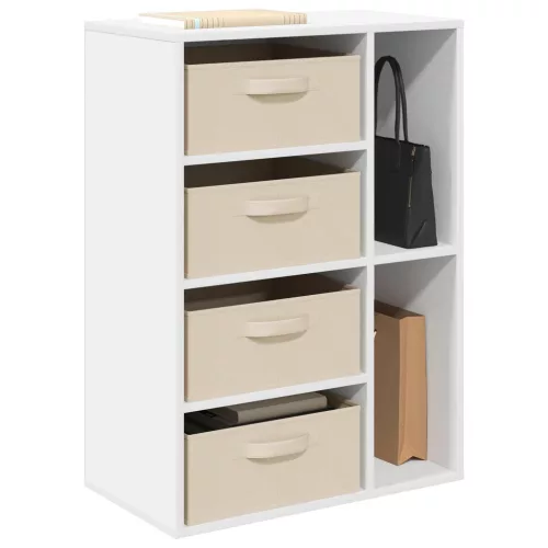  Széf fiókkal Fehér 60 x 33,5 x 84 cm