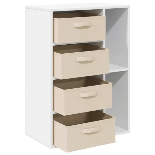  Széf fiókkal Fehér 60 x 33,5 x 84 cm