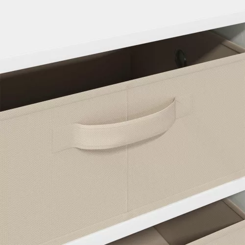  Széf fiókkal Fehér 60 x 33,5 x 84 cm