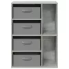  Széf fiókkal Beton Szürke 60 x 33,5 x 84 cm