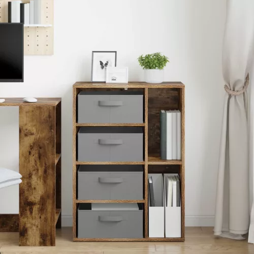  Széf fiókkal Füstölt tölgy 60 x 33,5 x 84 cm