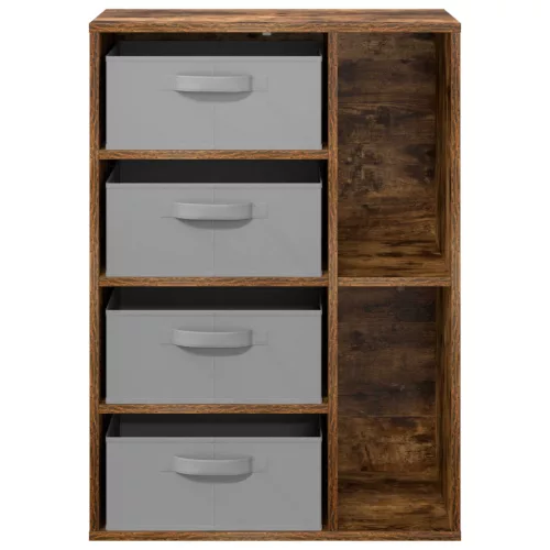  Széf fiókkal Füstölt tölgy 60 x 33,5 x 84 cm