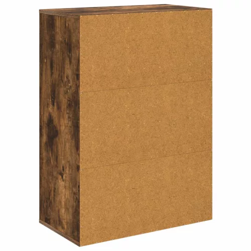  Széf fiókkal Füstölt tölgy 60 x 33,5 x 84 cm