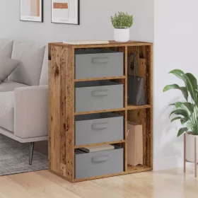  Széf fiókkal Öreg fa 60 x 33,5 x 84 cm