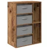  Széf fiókkal Öreg fa 60 x 33,5 x 84 cm