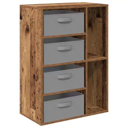  Széf fiókkal Öreg fa 60 x 33,5 x 84 cm