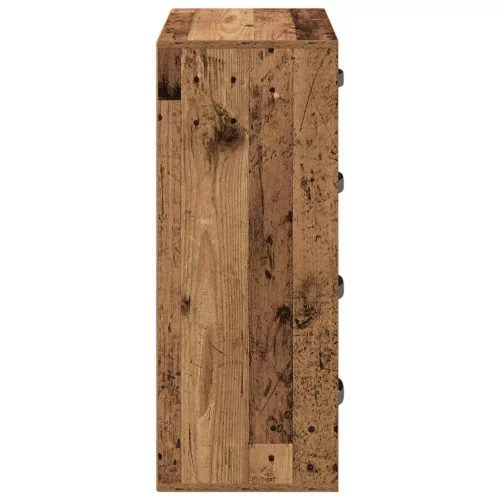  Széf fiókkal Öreg fa 60 x 33,5 x 84 cm