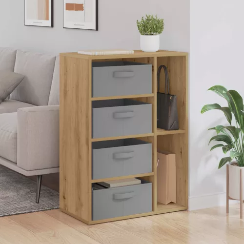  Széf fiókkal Artisan tölgy 60 x 33,5 x 84 cm