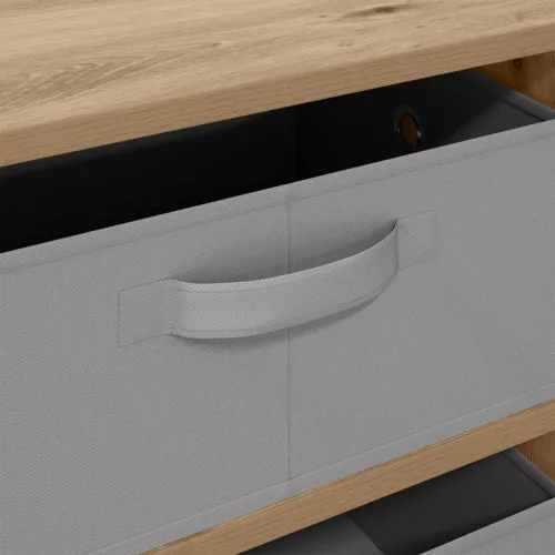  Széf fiókkal Artisan tölgy 60 x 33,5 x 84 cm