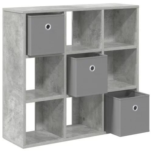  Széf fiókkal Beton Szürke 73,5 x 24 x 69,5 cm