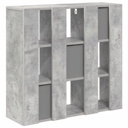  Széf fiókkal Beton Szürke 73,5 x 24 x 69,5 cm