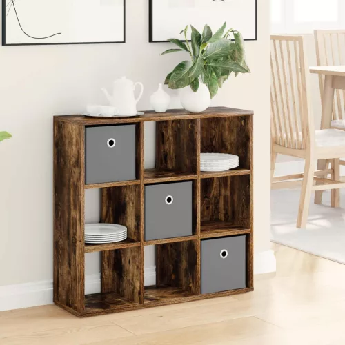  Széf fiókkal Füstölt tölgy 73,5 x 24 x 69,5 cm