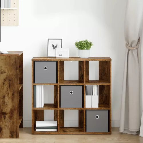  Széf fiókkal Füstölt tölgy 73,5 x 24 x 69,5 cm