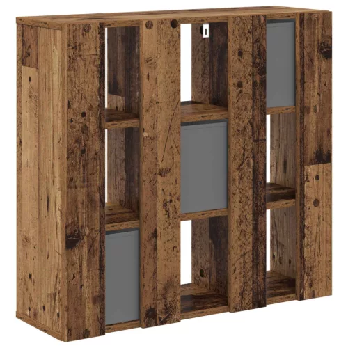  Széf fiókkal Öreg fa 73,5 x 24 x 69,5 cm