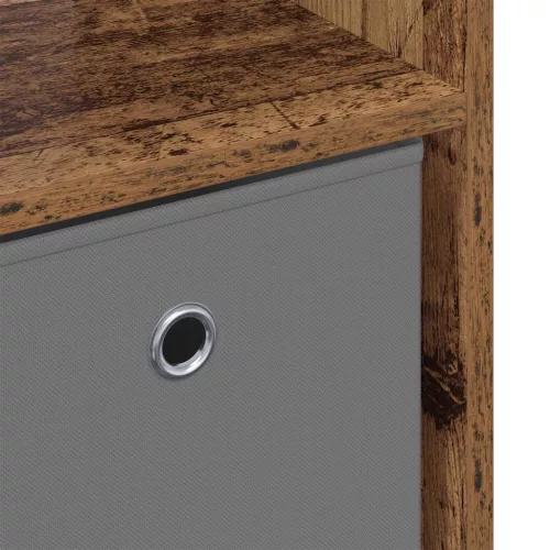  Széf fiókkal Öreg fa 73,5 x 24 x 69,5 cm