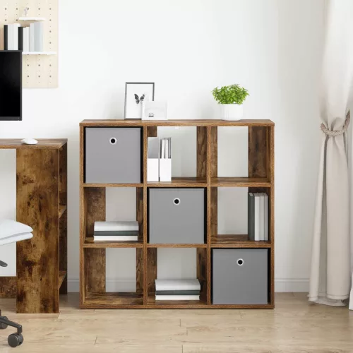  Széf fiókkal Füstölt tölgy 88,5 x 29 x 84,5 cm