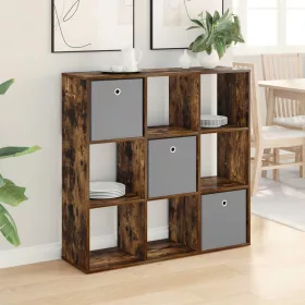  Széf fiókkal Füstölt tölgy 102 x 31 x 99,5 cm