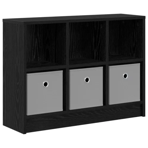  Széf fiókkal Fekete tölgy 73,5 x 22,5 x 53,5 cm