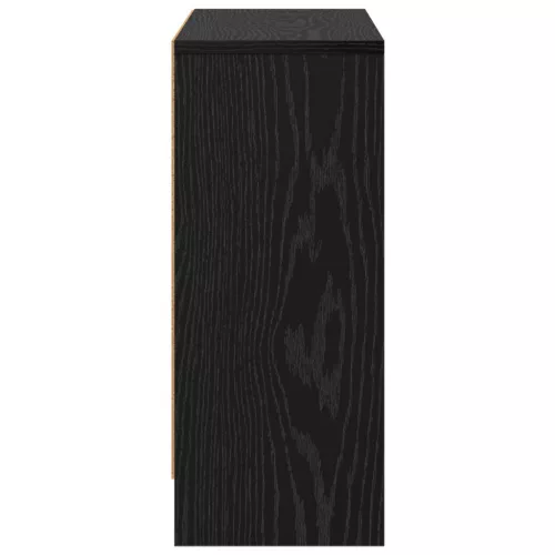  Széf fiókkal Fekete tölgy 73,5 x 22,5 x 53,5 cm