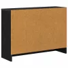  Széf fiókkal Fekete tölgy 73,5 x 22,5 x 53,5 cm