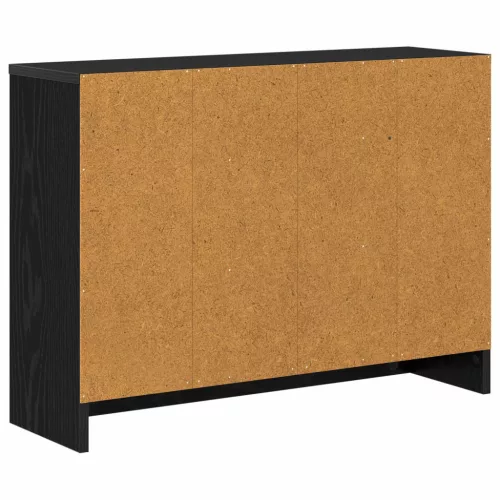  Széf fiókkal Fekete tölgy 73,5 x 22,5 x 53,5 cm