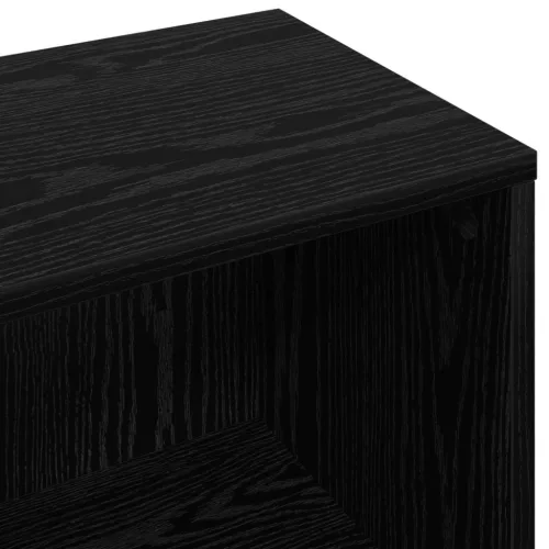  Széf fiókkal Fekete tölgy 73,5 x 22,5 x 53,5 cm