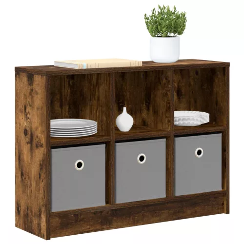  Széf fiókkal Füstölt tölgy 73,5 x 22,5 x 53,5 cm