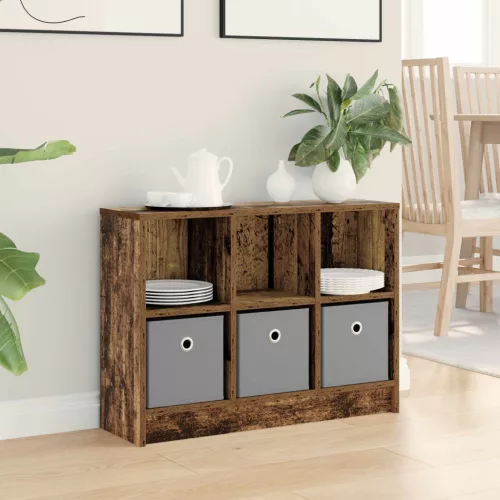  Széf fiókkal Öreg fa 73,5 x 22,5 x 53,5 cm