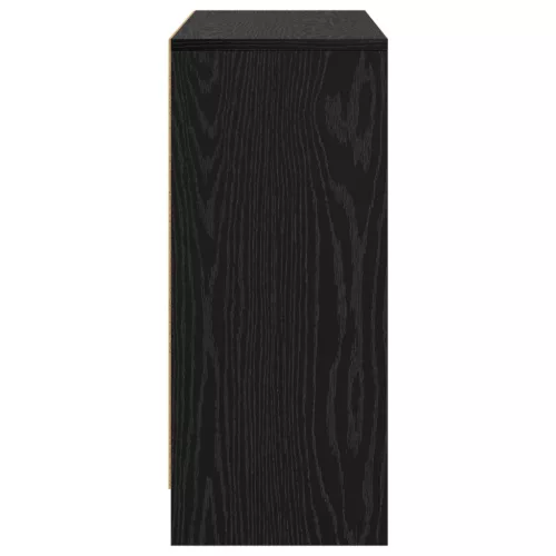  Széf fiókkal Fekete tölgy 88,5 x 27,5 x 63,5 cm