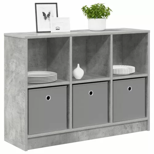  Széf fiókkal Beton Szürke 88,5 x 27,5 x 63,5 cm