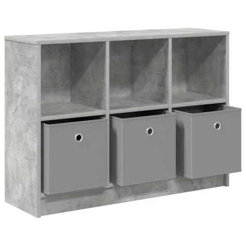  Széf fiókkal Beton Szürke 88,5 x 27,5 x 63,5 cm