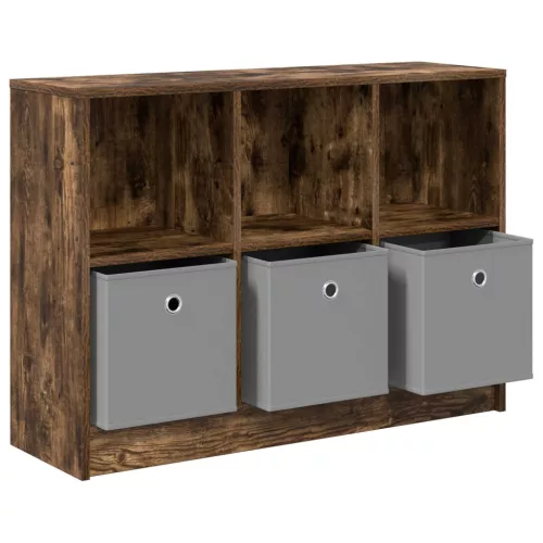  Széf fiókkal Füstölt tölgy 88,5 x 27,5 x 63,5 cm