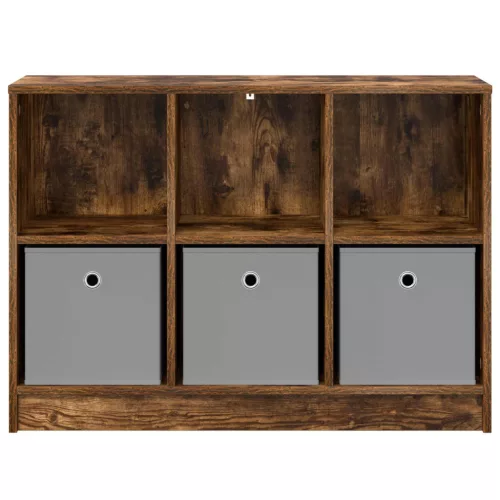  Széf fiókkal Füstölt tölgy 88,5 x 27,5 x 63,5 cm