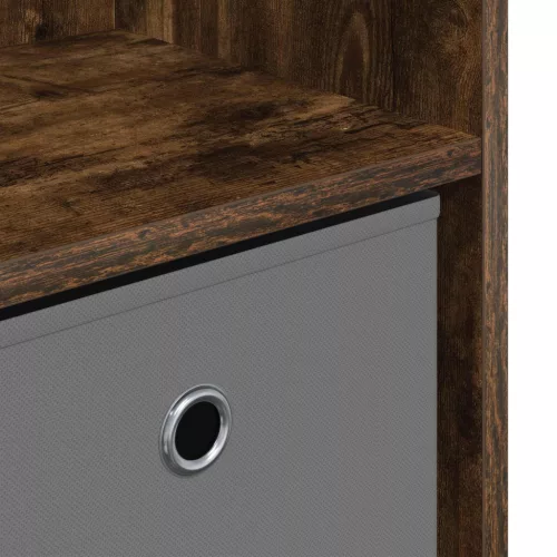  Széf fiókkal Füstölt tölgy 88,5 x 27,5 x 63,5 cm