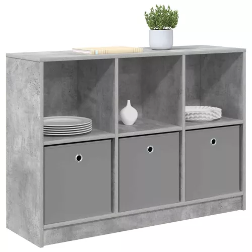  Széf fiókkal Beton Szürke 102 x 32 x 73,5 cm