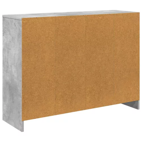  Széf fiókkal Beton Szürke 102 x 32 x 73,5 cm