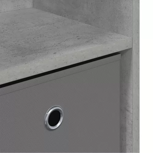  Széf fiókkal Beton Szürke 102 x 32 x 73,5 cm