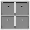  Széf fiókkal Beton Szürke 49,5 x 22 x 47 cm