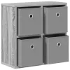  Széf fiókkal Szürke Sonoma 49,5 x 22 x 47 cm