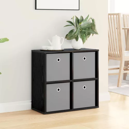  Széf fiókkal Fekete tölgy 59,5 x 27 x 57 cm