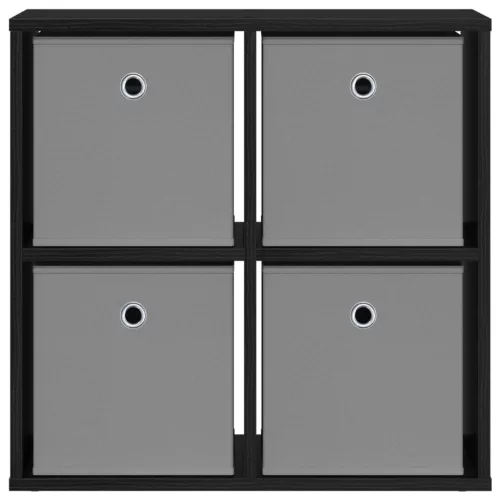  Széf fiókkal Fekete tölgy 59,5 x 27 x 57 cm