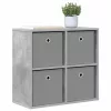  Széf fiókkal Beton Szürke 59,5 x 27 x 57 cm