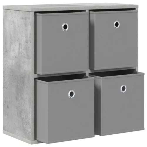  Széf fiókkal Beton Szürke 59,5 x 27 x 57 cm