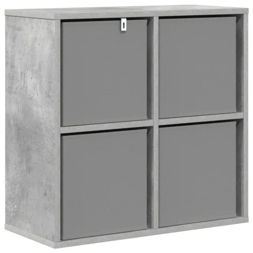  Széf fiókkal Beton Szürke 59,5 x 27 x 57 cm