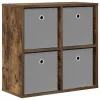  Széf fiókkal Füstölt tölgy 59,5 x 27 x 57 cm