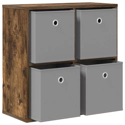  Széf fiókkal Füstölt tölgy 59,5 x 27 x 57 cm