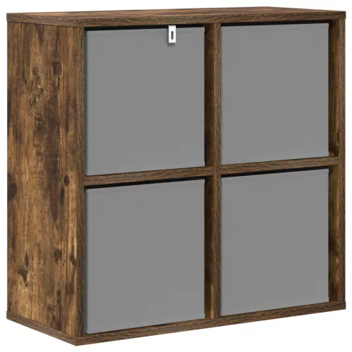  Széf fiókkal Füstölt tölgy 59,5 x 27 x 57 cm